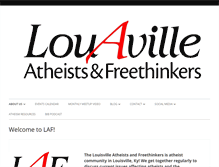 Tablet Screenshot of louisvilleatheists.com